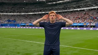 Enzo Fernandez Celebration · A historical Enzo Fernandez Celebration example